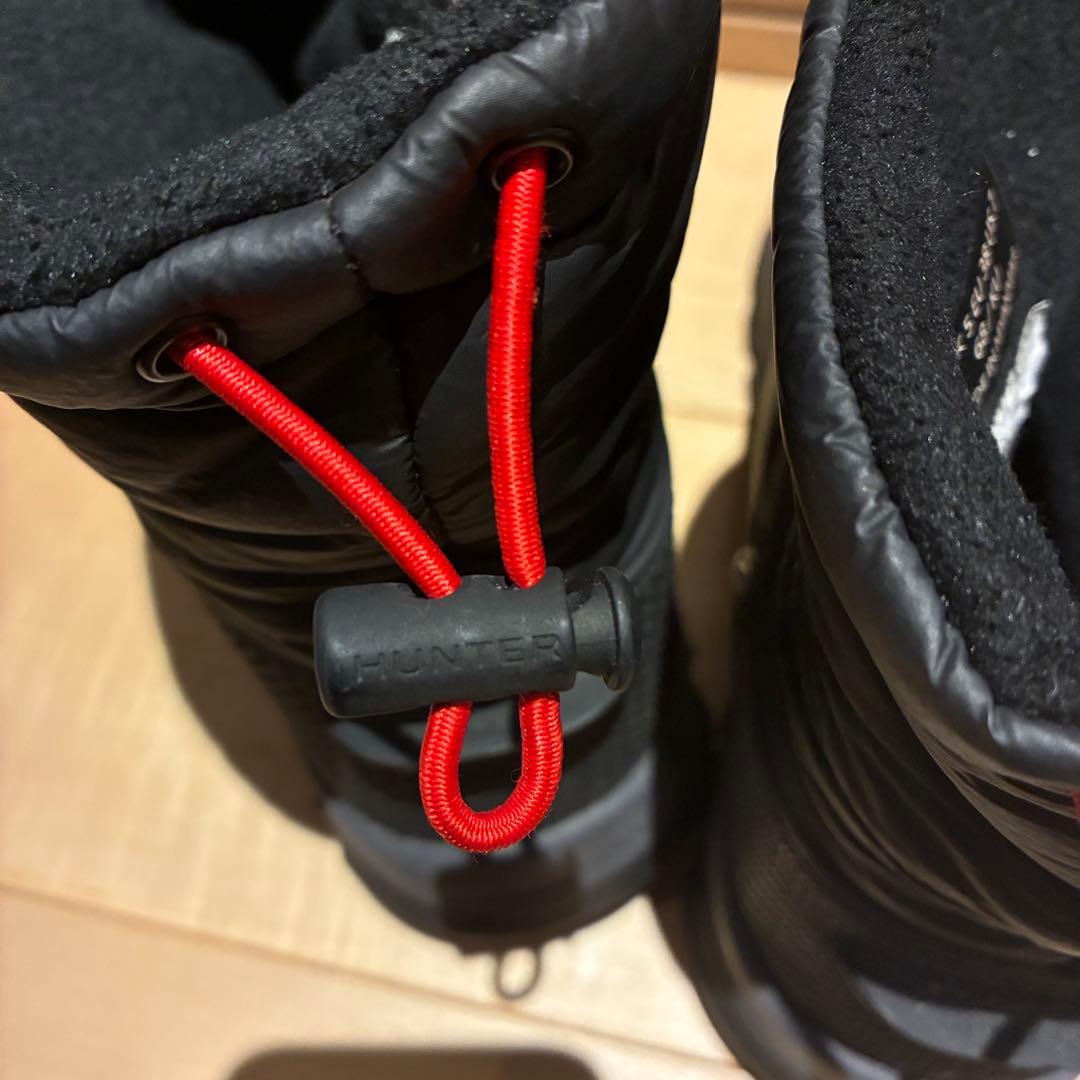 人気❣️ HUNTER イントレピッド ショート スノー ブーツ ブラック　黒