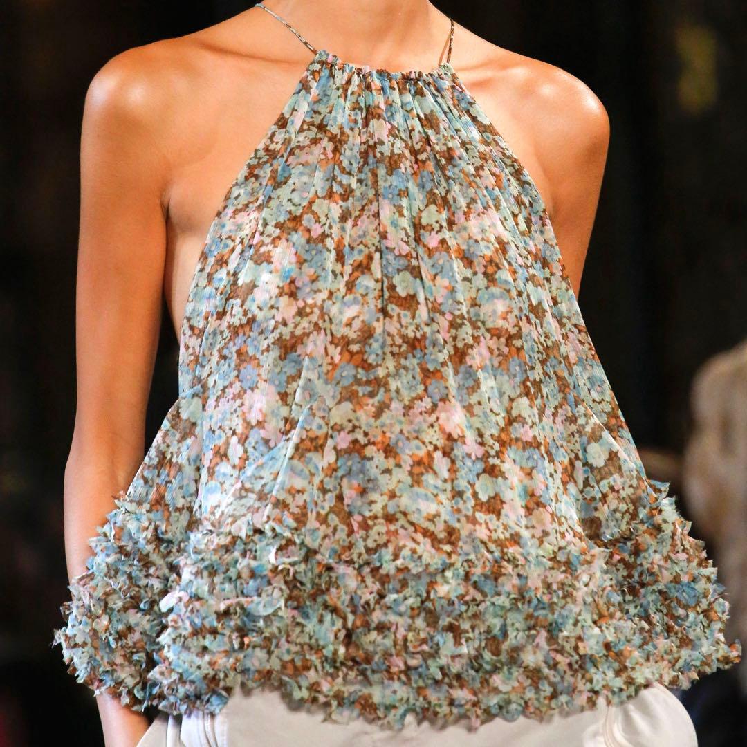 新品　stella mccartney 小花柄シフォンキャミソール