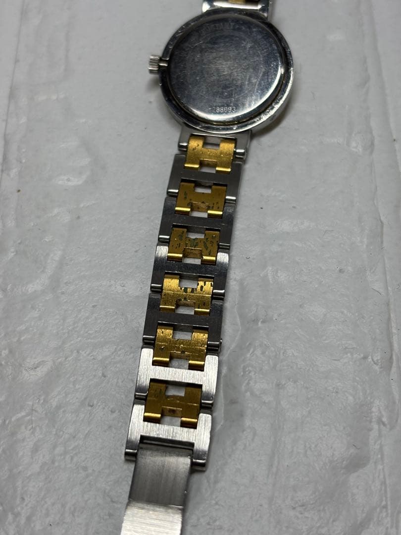 achapii  HERMES エルメス クリッパー　腕時計　電池式　不動