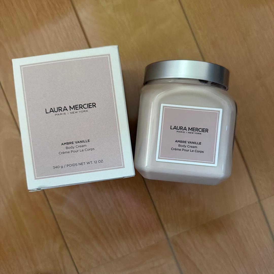 LAURA MERCIER ホイップボディクリーム アンバーバニラ 340g