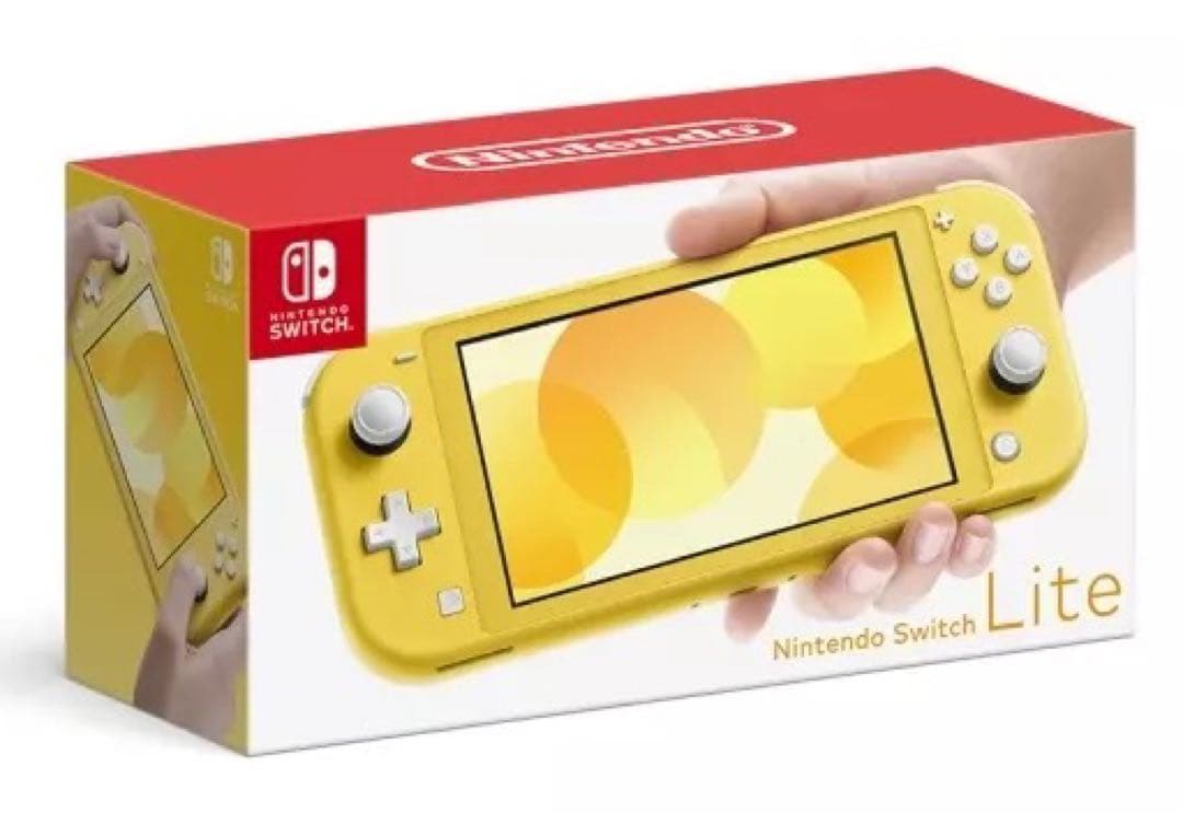 Nintendo Switch Lite イエロー 本体　カセット付き
