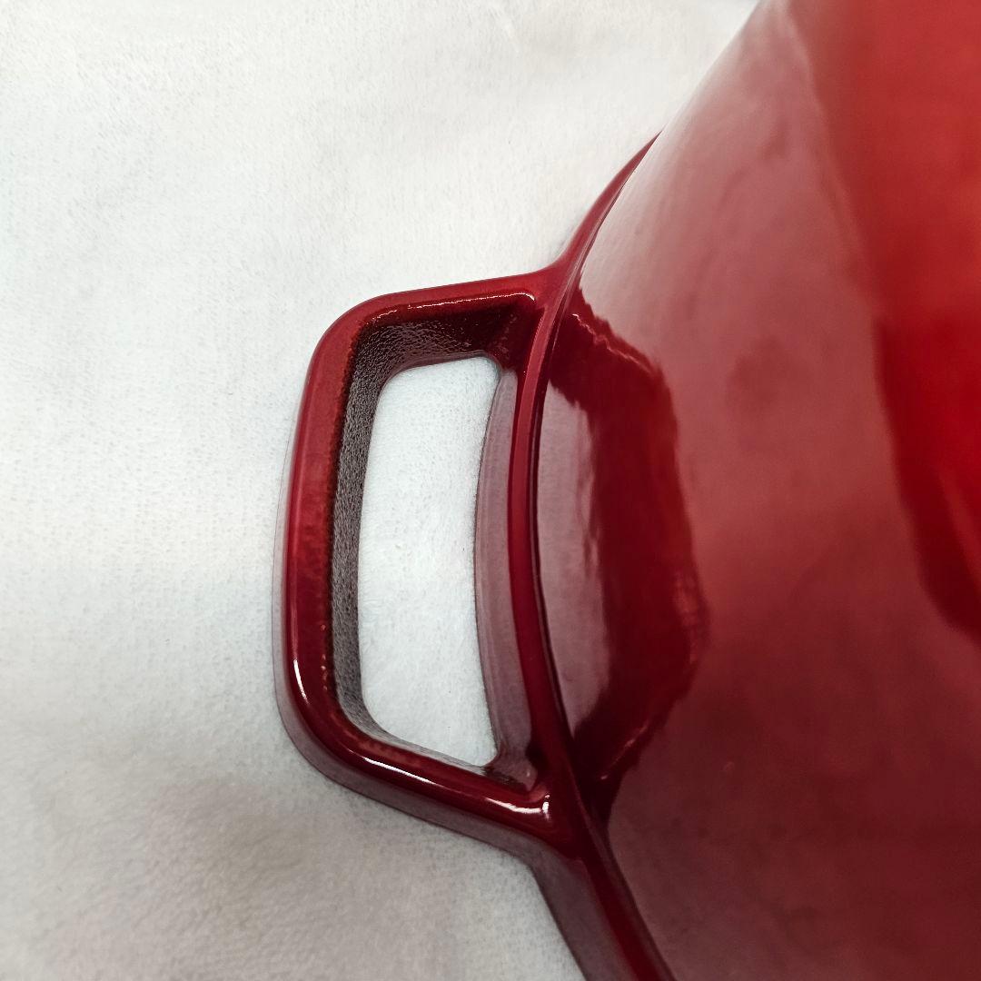 STAUB ストウブ 鋳物ホーロー鍋 ピコ・ココット 24cm ラウンドチェリ