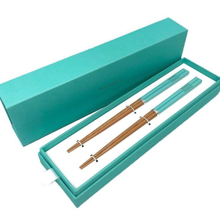 Tiffany & Co. 青い箸セット 2本