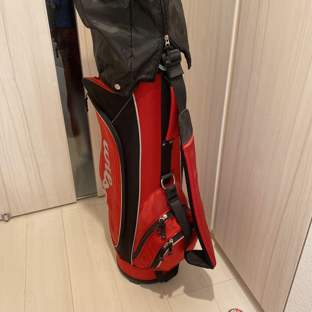 新品未使用　Wilson ゴルフバッグ(レッド)