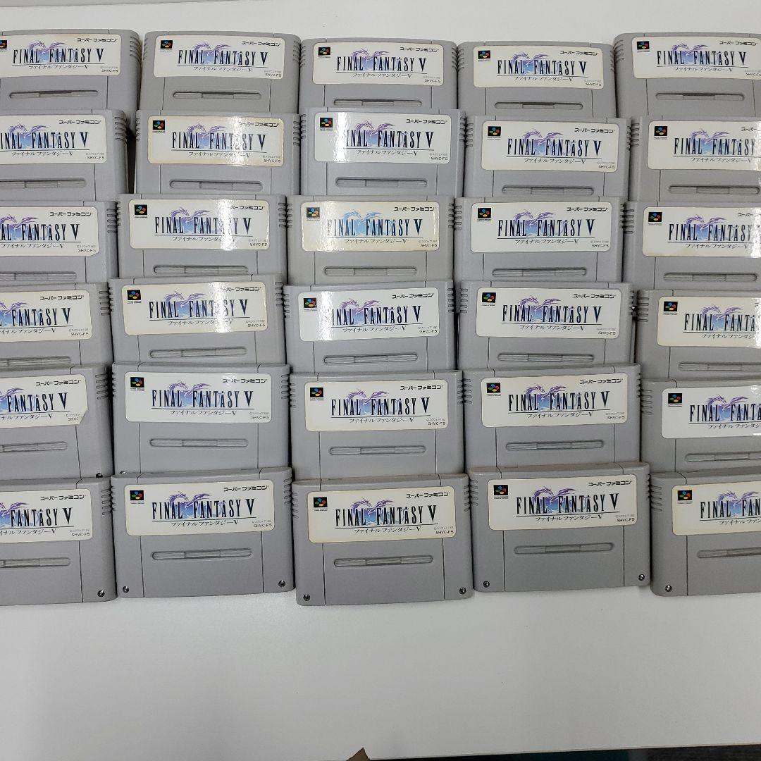 No.2342　SFC　ファイナルファンタジーⅤ　同ソフト60本まとめ売り
