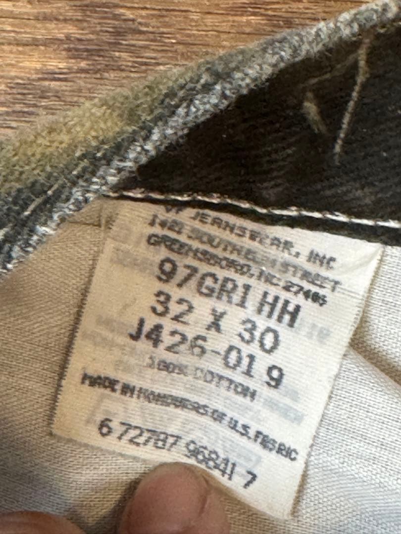 Wrangler リアルツリー ダブルニーパンツ