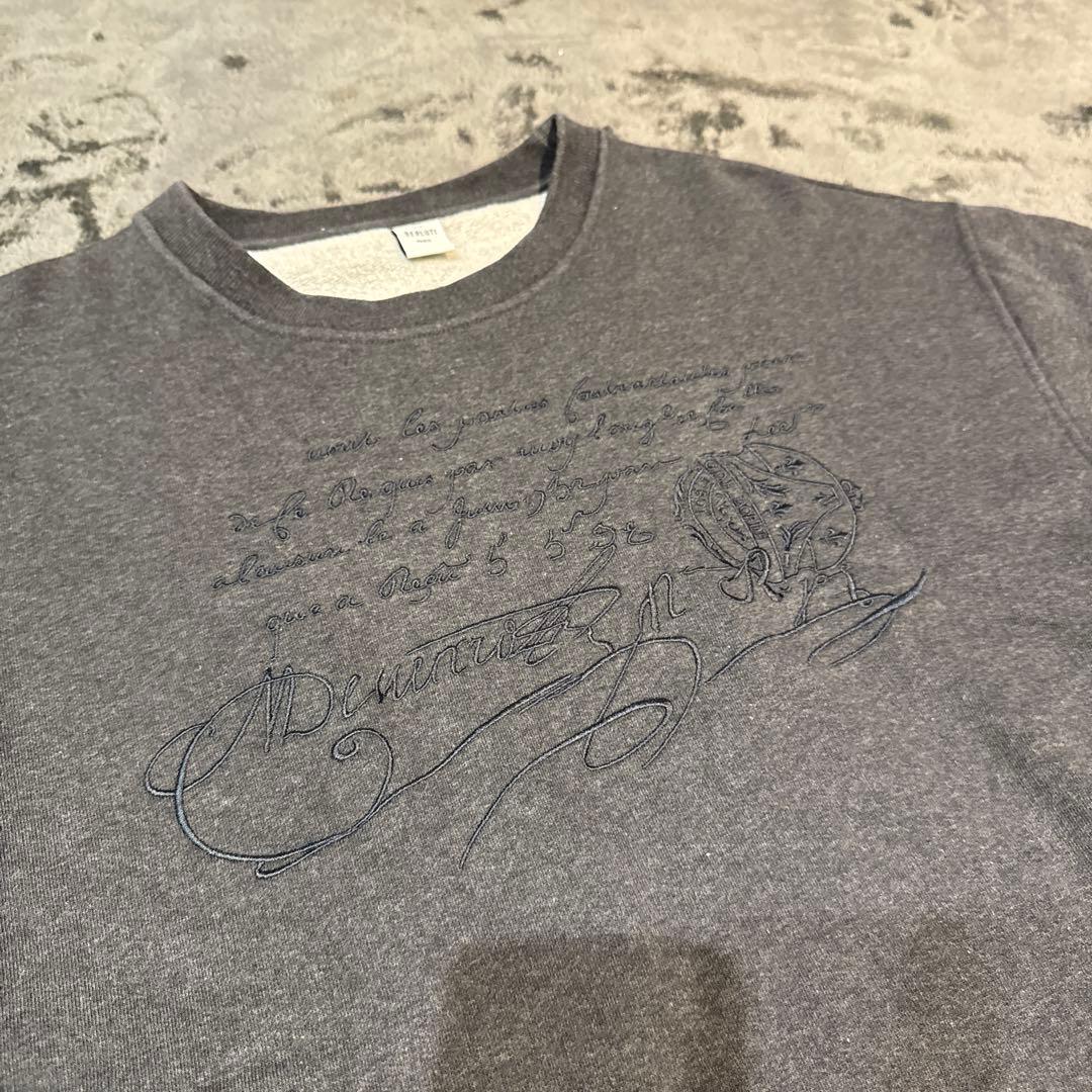 美品　ベルルッティ スクリット カリグラフィー 裏起毛 スウェット