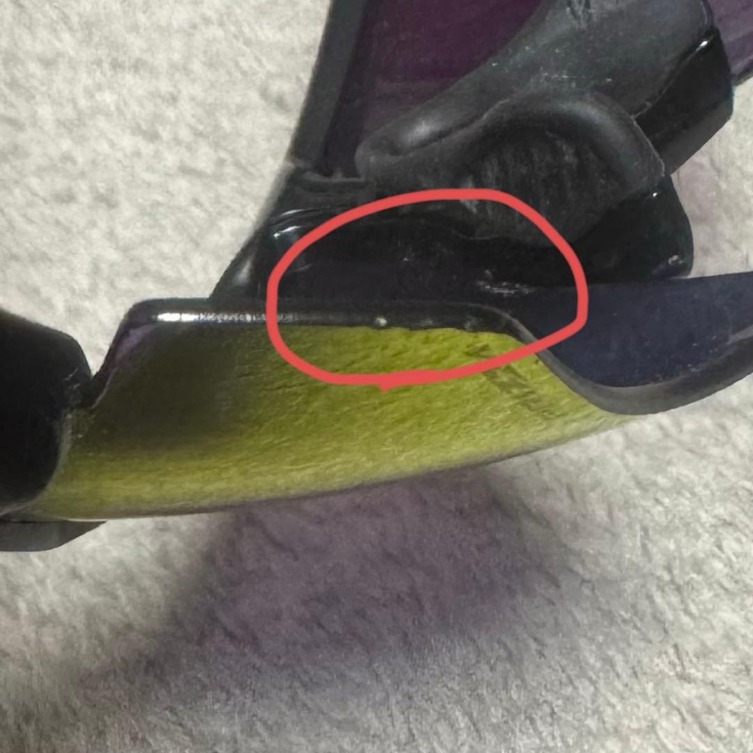 Oakley スポーツサングラス グラデーションレッド