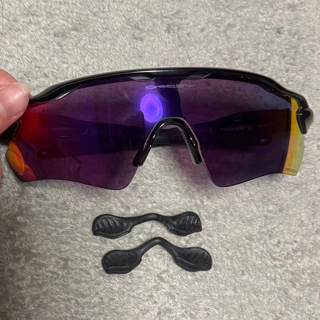 Oakley スポーツサングラス グラデーションレッド