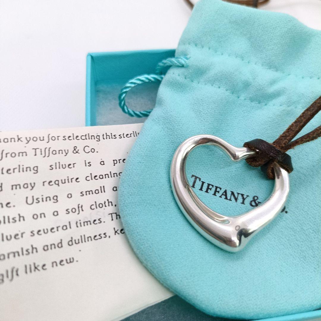 極美品✨️　ティファニー　大ぶり　オープンハート　925 シルバー