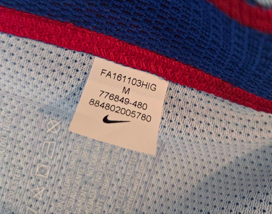 16/17 FCバルセロナ CL用 選手支給ユ二フォーム メッシ 背番号10