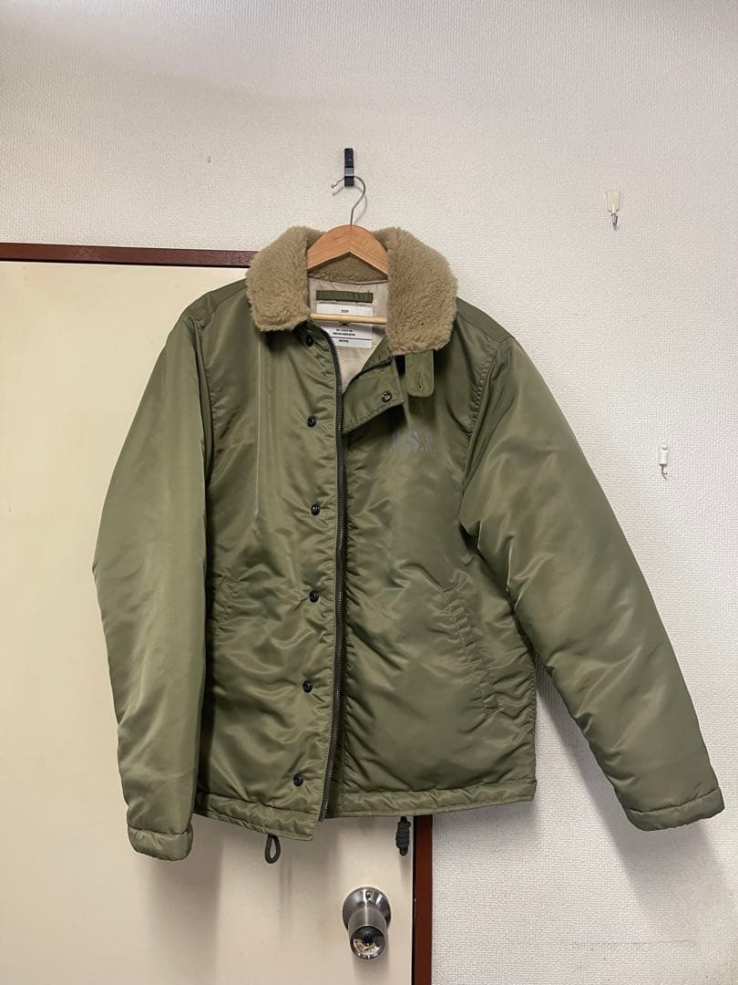 アメリカ海軍　N-1デッキジャケットHOUSTON ヘビーナイロン ヒューストン