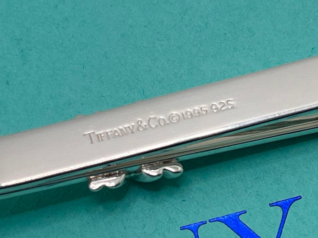 c496 美品　ティファニー　1992 シグネチャー　ネクタイピン　925