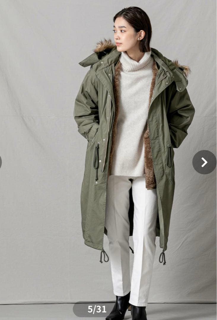 新品タグ付き53900円Gready Brilliant Ｍ６５フィールドコート