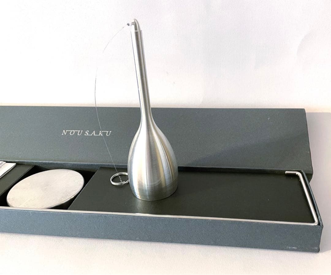 能作　風鈴　スリム　シルバー　風鈴スタンド　セット