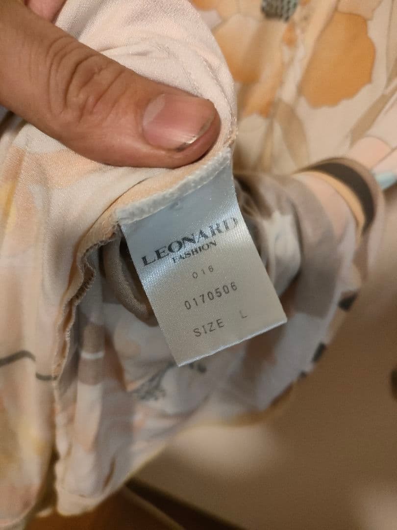 f22 LEONARD　レオナール　ワンピース　L カンカン