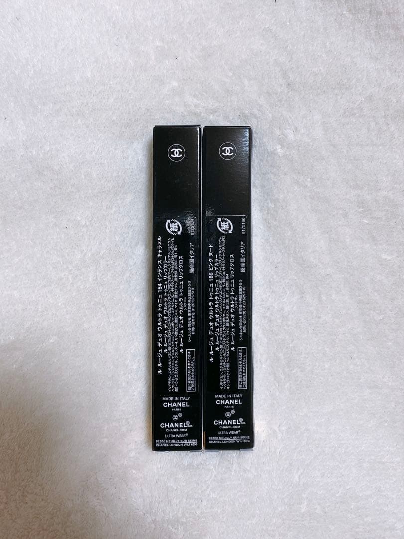 シャネル　ル ルージュ デュオ ウルトラ トゥニュ　154 186 2本セット