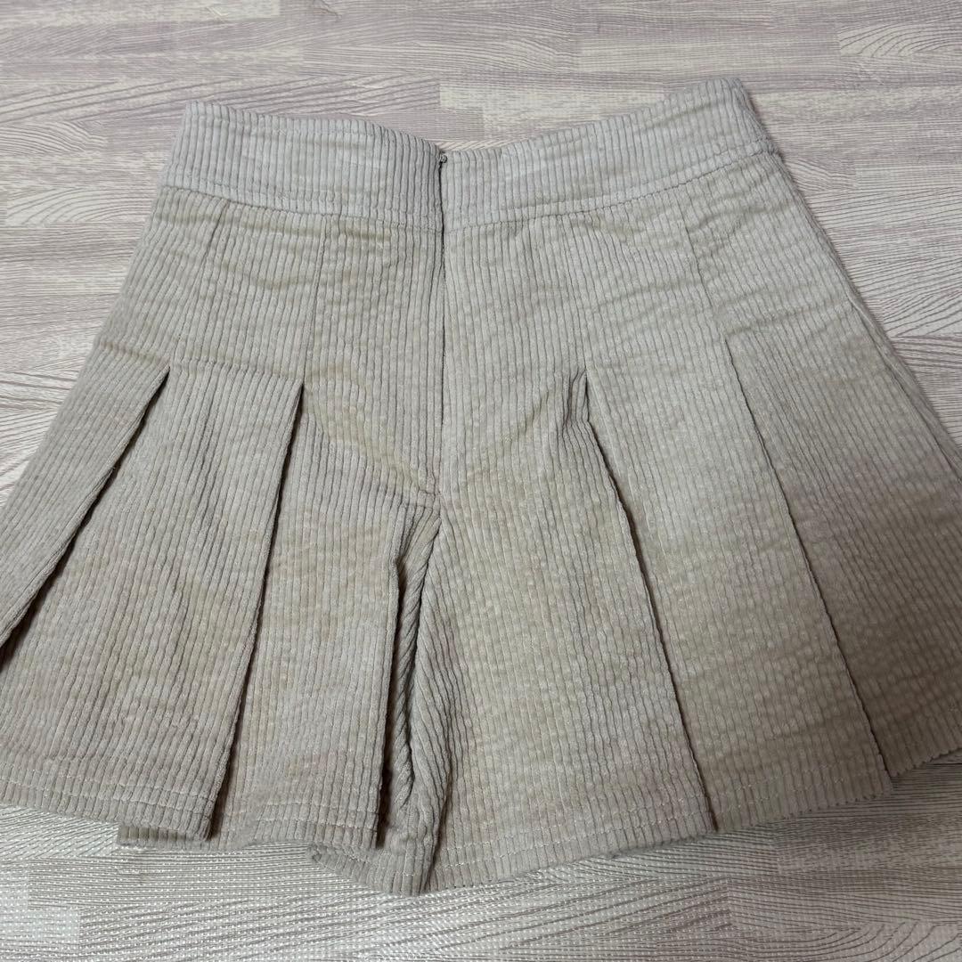 andmary Amanda pleats skirt beige Sサイズ