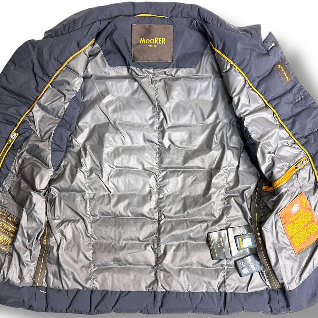 J5119 美品 ムーレー シドニー 軽量ダウンベスト ネイビー 44