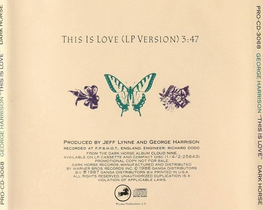 e Harrison　This Is Love　貴重盤 CDシングル