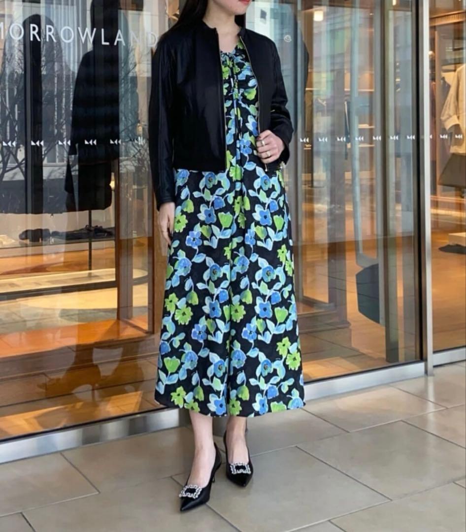 25AW 未使用品✨ ボールジィ スプリングフラワープリントワンピース 36