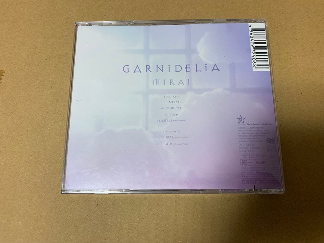 GARNiDELiA ガルニデリア MIRAI 直筆サイン入り CD 初回限定版
