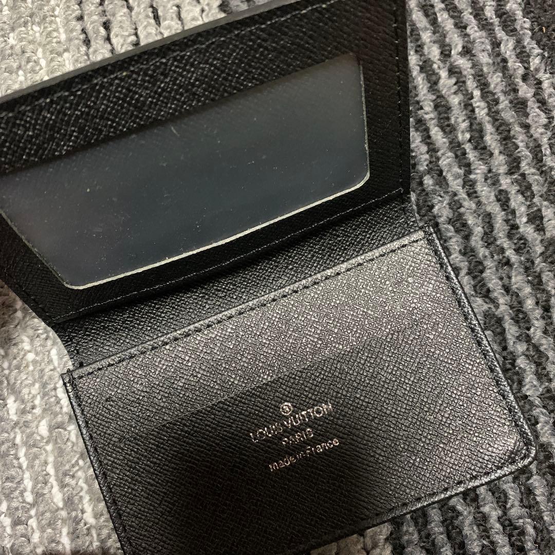 LOUIS VUITTON ブラック ダミエ 名刺入れ ヴィトン