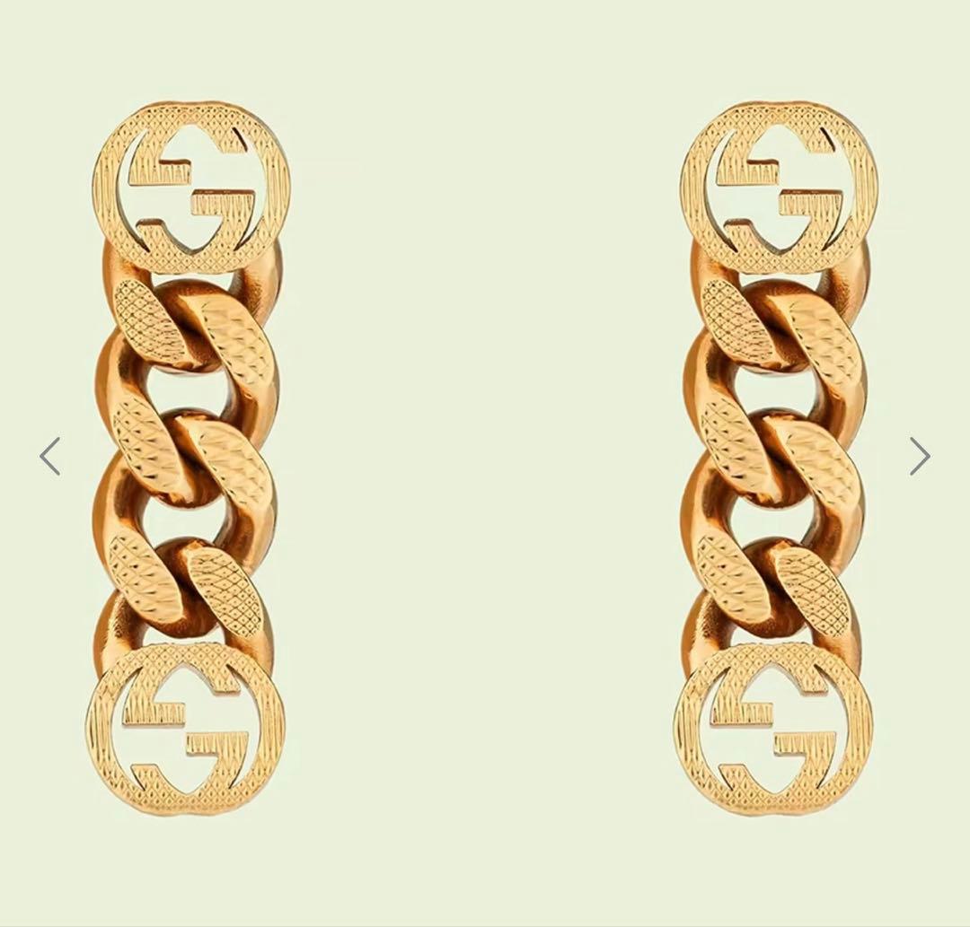 GUCCIインターロッキングピアス　新品