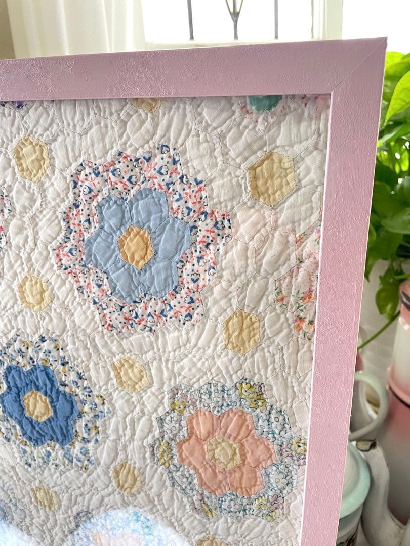 Miiさま専用になります♡アンティークキルトフレーム·͜· ♡