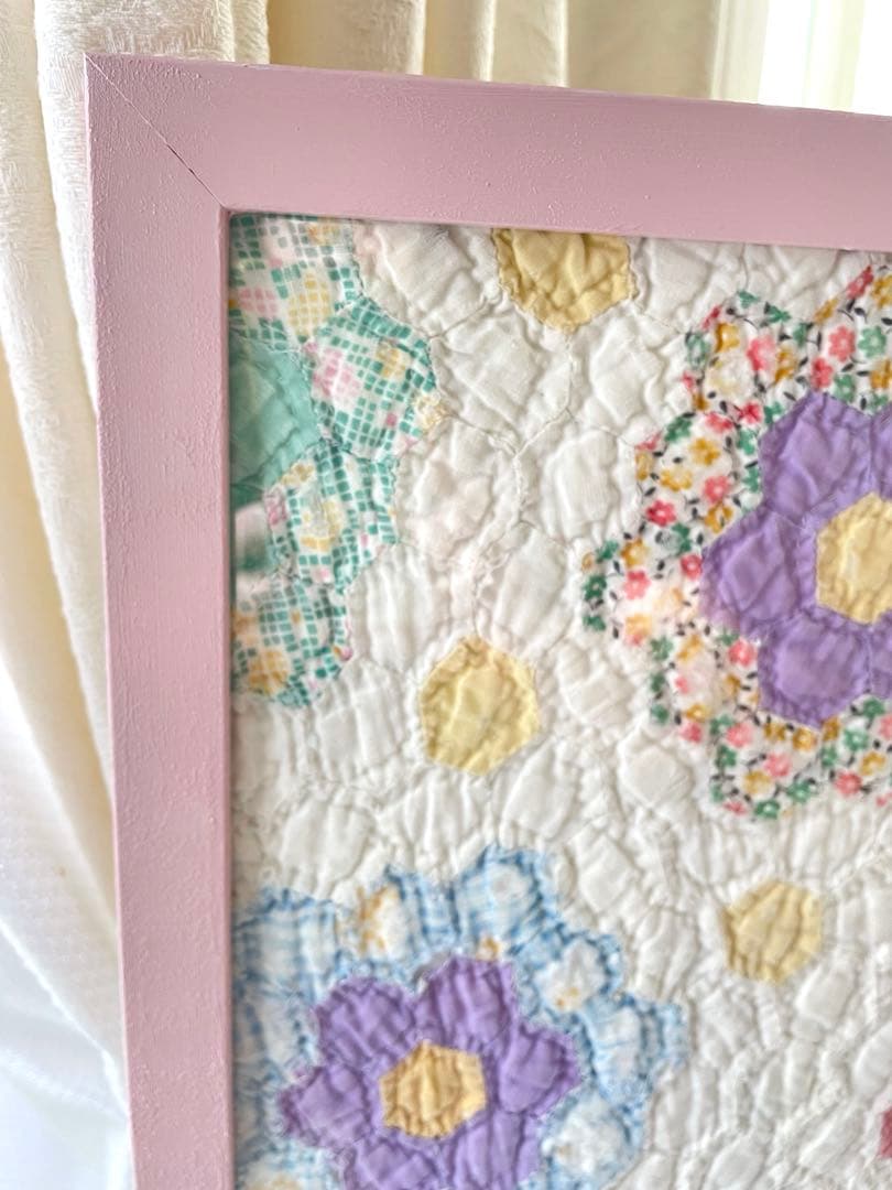 Miiさま専用になります♡アンティークキルトフレーム·͜· ♡