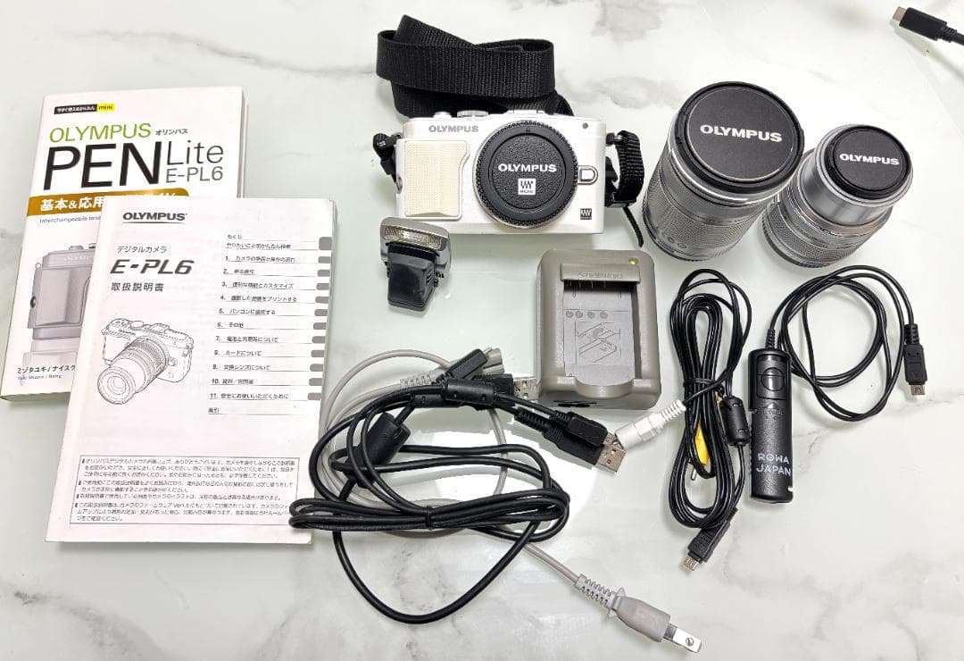 一眼カメラ OLYMPUS PEN Lite E-PL6 ホワイト