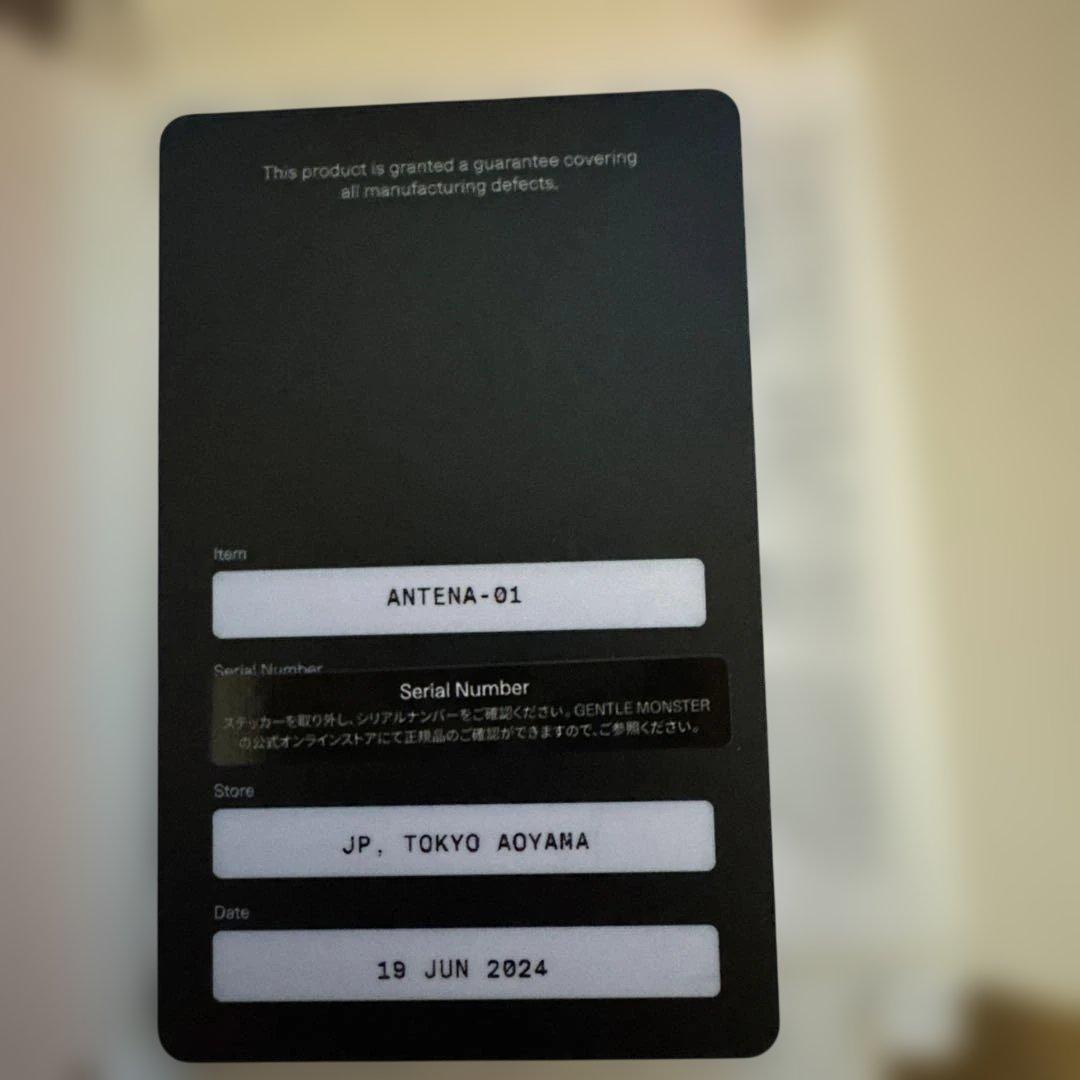 GENTLE MONSTER ANTENNA ブラック サングラス