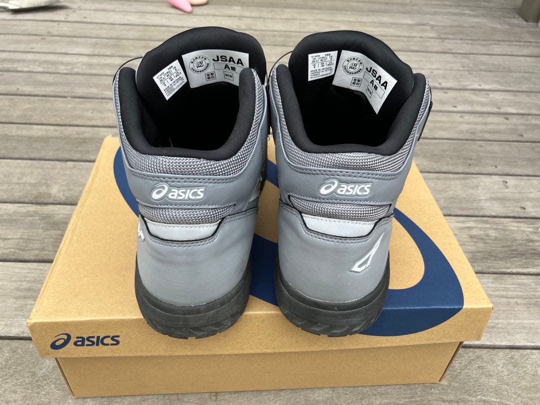 asics アシックスBOAシステム安全靴 グレー