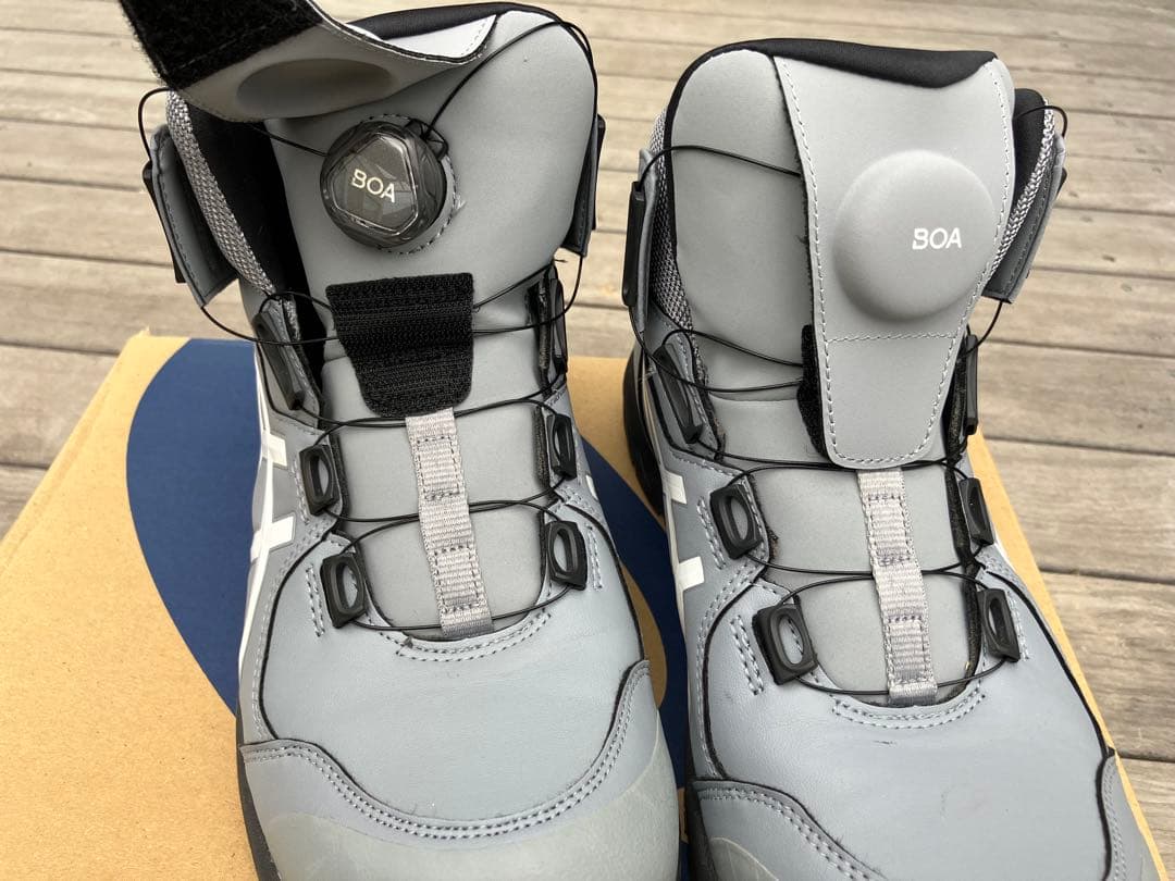 asics アシックスBOAシステム安全靴 グレー