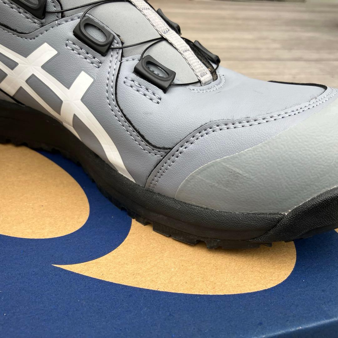 asics アシックスBOAシステム安全靴 グレー
