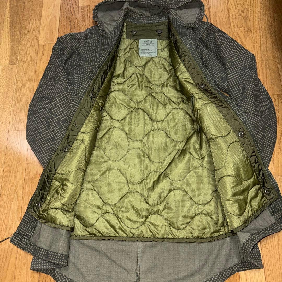 【米軍実物】ナイトカモパーカー　ライナー付きフルコンディション