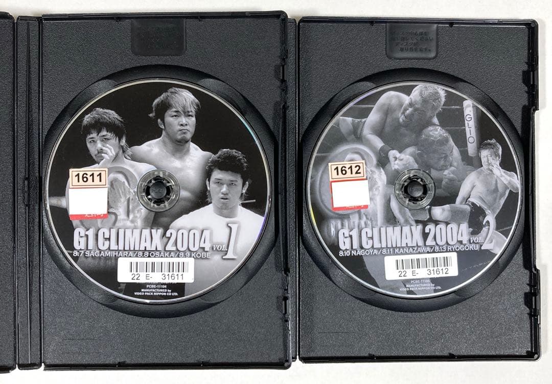 新日本プロレスオフィシャルDVD G1 CLIMAX 2004 VOL.1／2