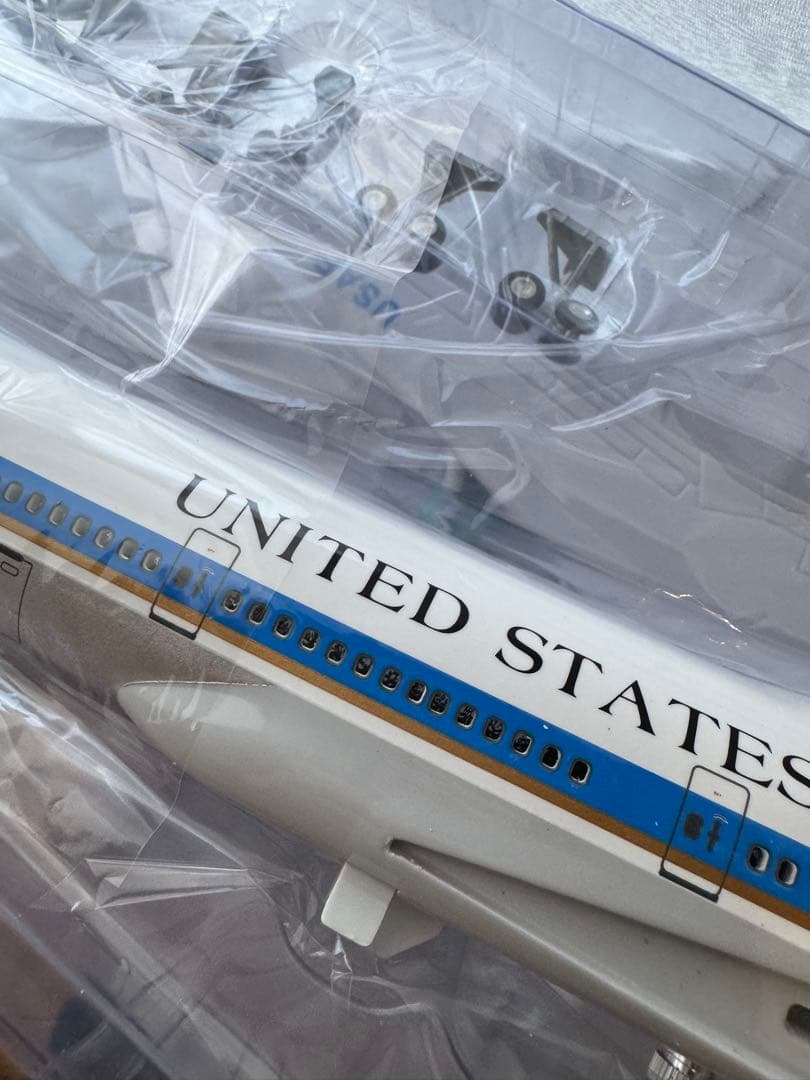 46cm ボーイング747 大統領専用機 エアフォースワン 模型 1：160