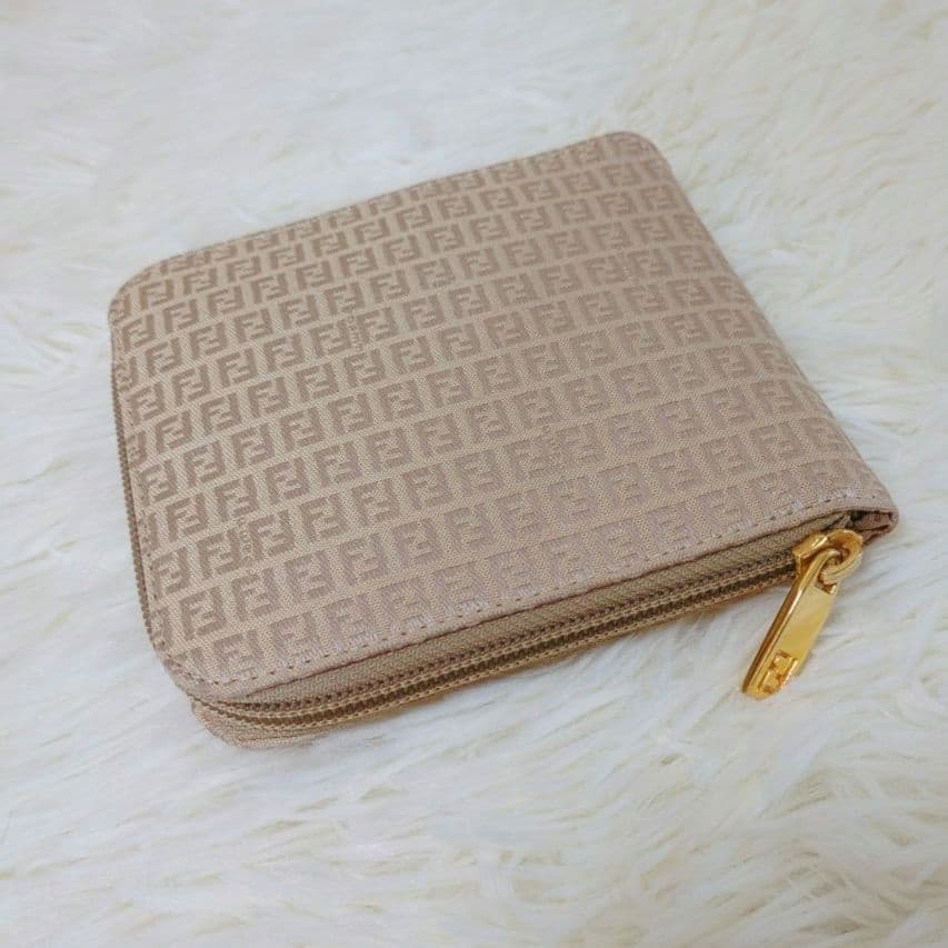 FENDI ズッカ柄 エコバッグ ナイロン ブラウン