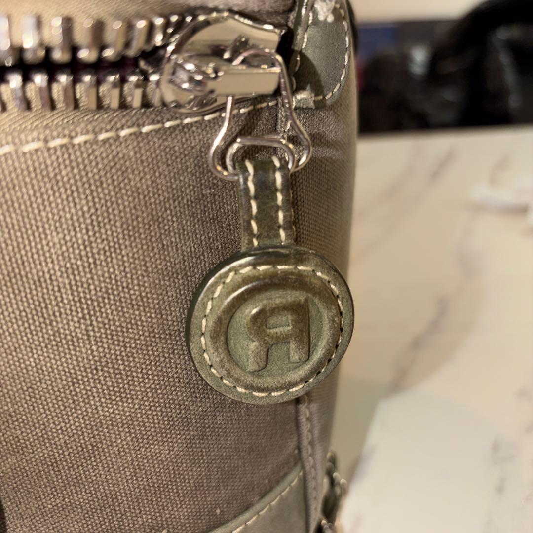 レディメイド キャンバス 2WAYバニティバッグ カーキ