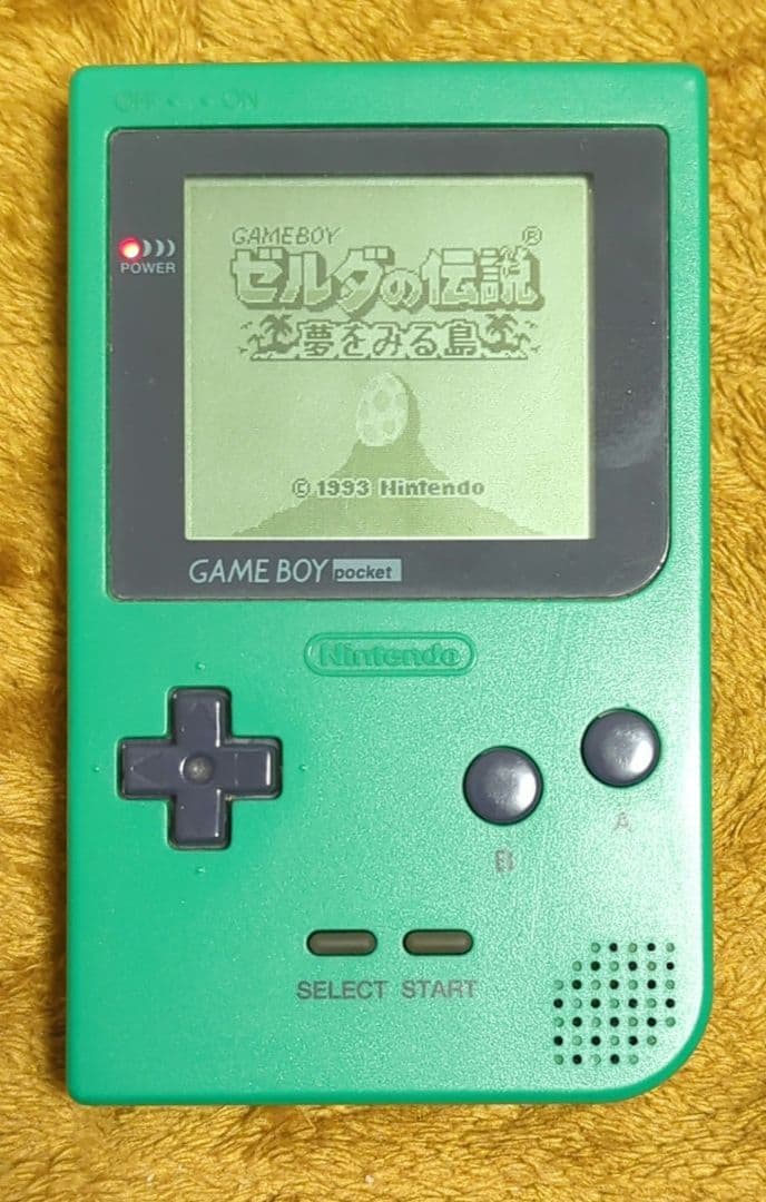 ゲームボーイポケット 緑 本体のみ