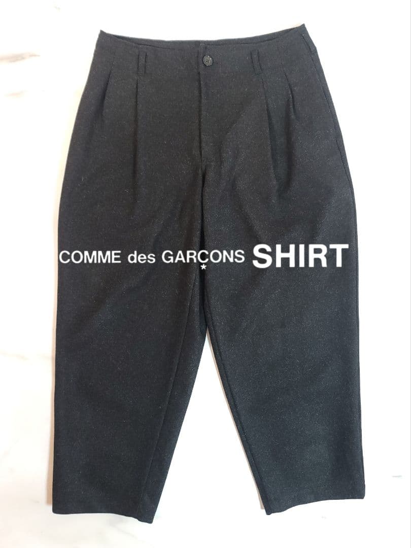 COMME des GARCONS SHIRT /2タックウールテーパードCGY