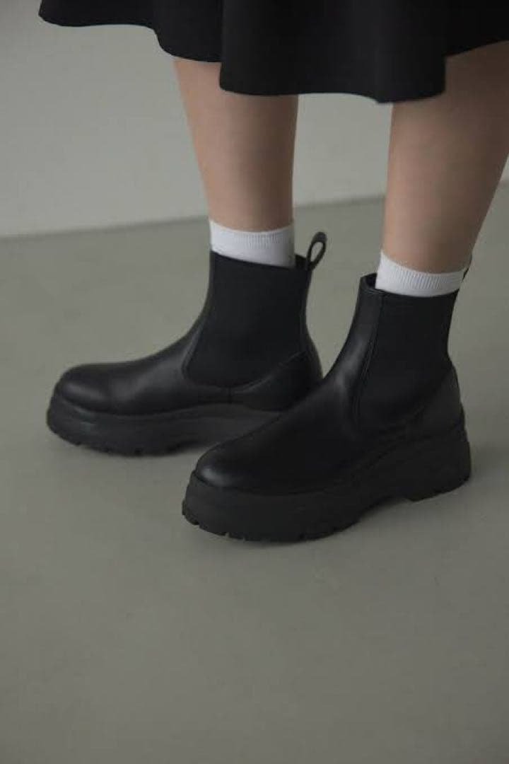 【専用箱付】BLACK BY MOUSSY side gore boots