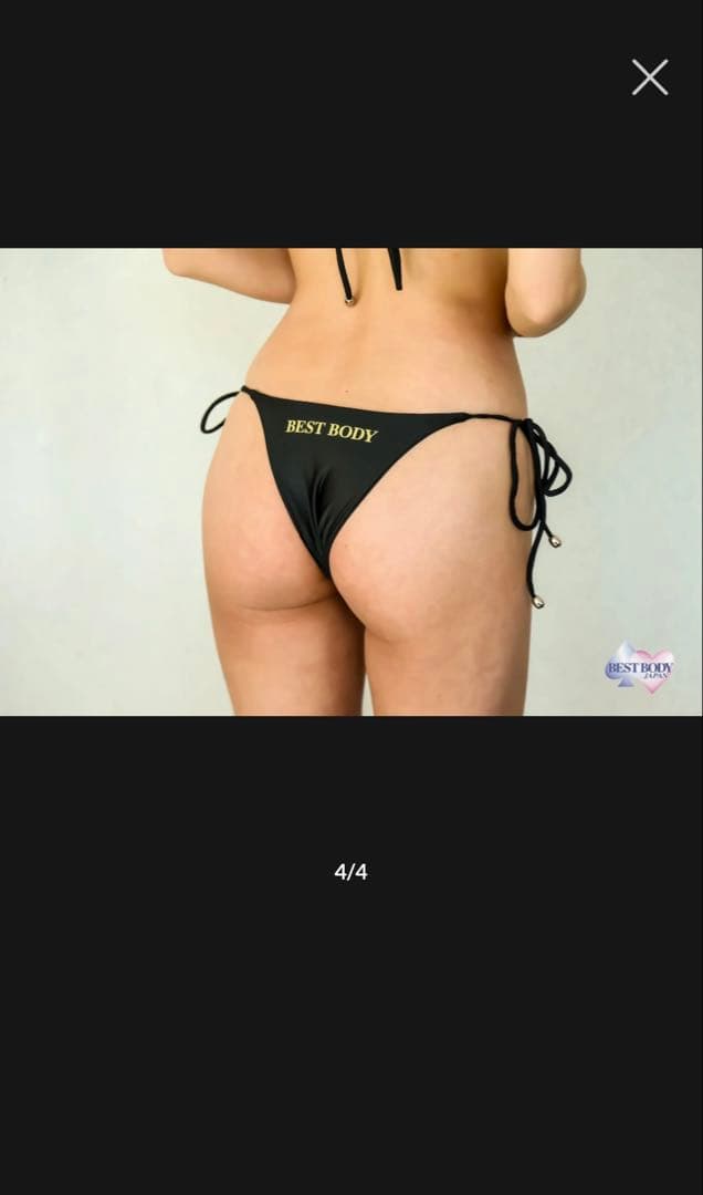 BESTBODYJAPAN【公式ビキニ】未使用ブラックゴールド