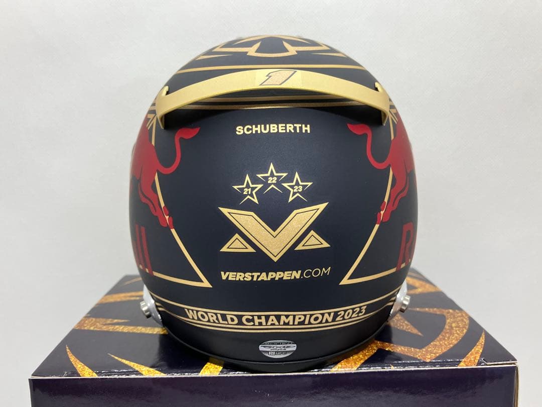 ★1/2 ヘルメット★M.フェルスタッペン★2023 F1ワールドチャンピオン★
