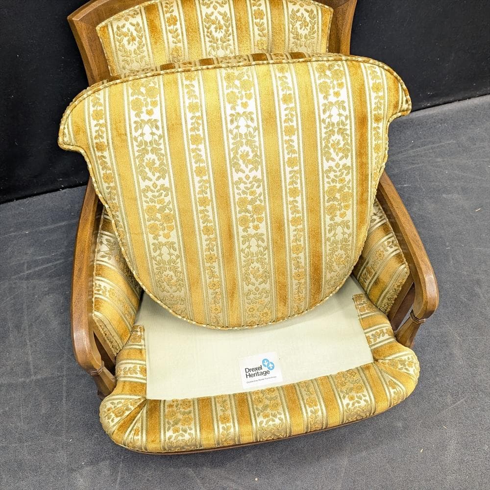 ドレクセルヘリテイジ　アップホルスタリー　1人掛けソファ　1P　シングル　A