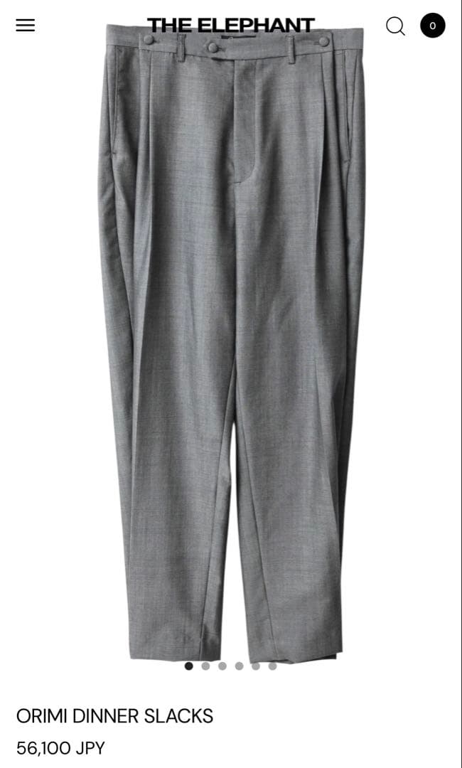 【新品・未使用・美品】ORIMI DINNER SLACKS