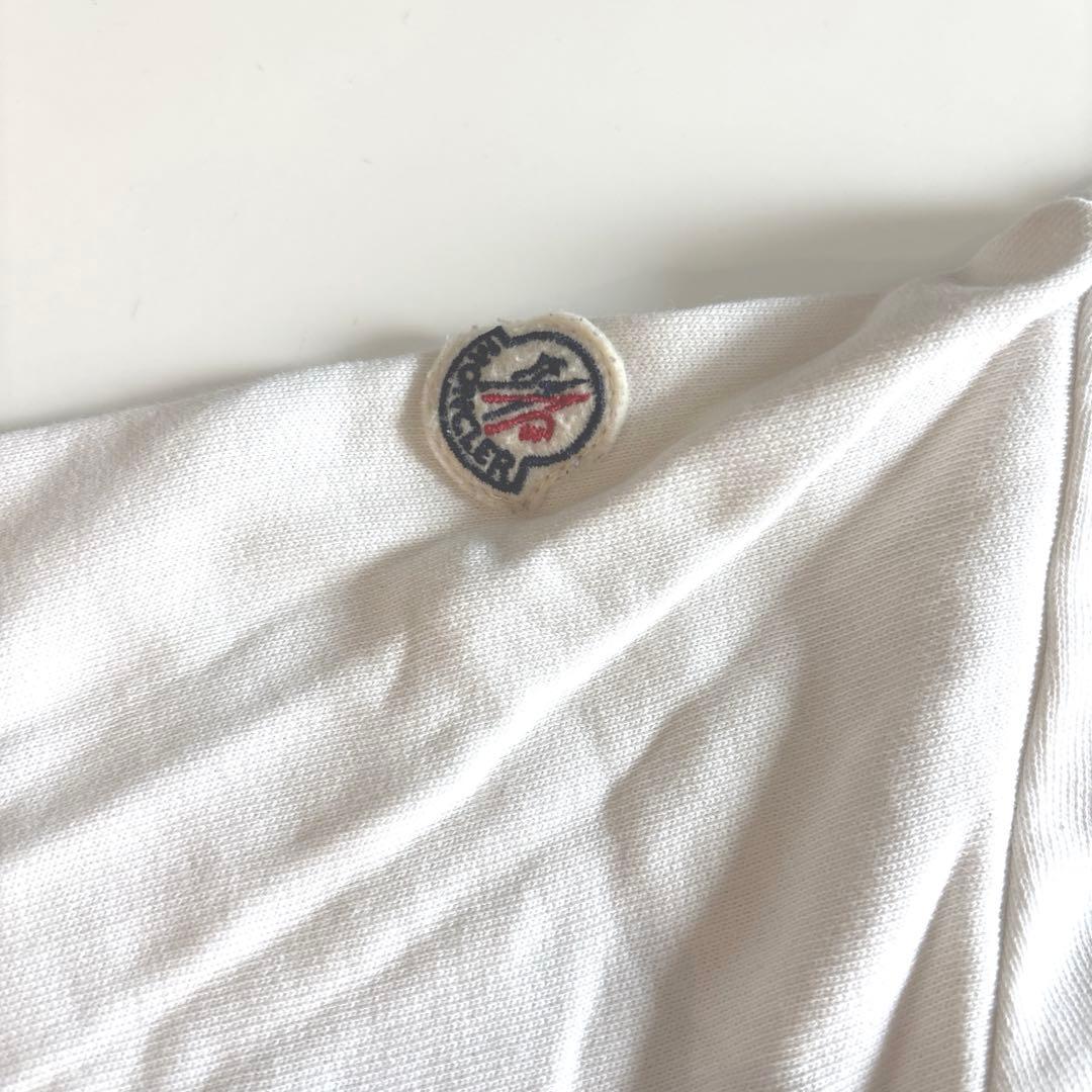 MONCLER kids キッズホワイト ロゴ トレーナー