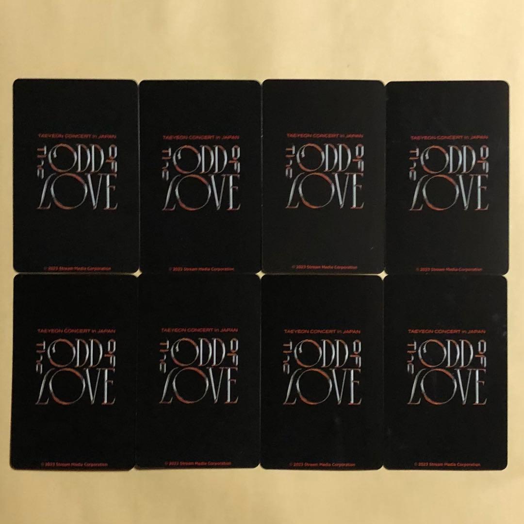 少女時代 テヨン TAEYEON ODD 日本 グッズ MD トレカ 8枚セット