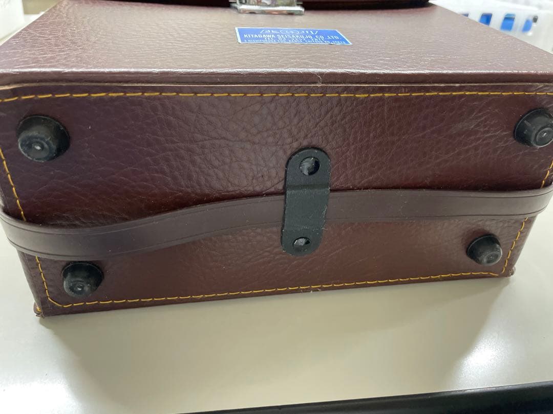 ブラウン救急箱 レザー調 ヴィンテージ